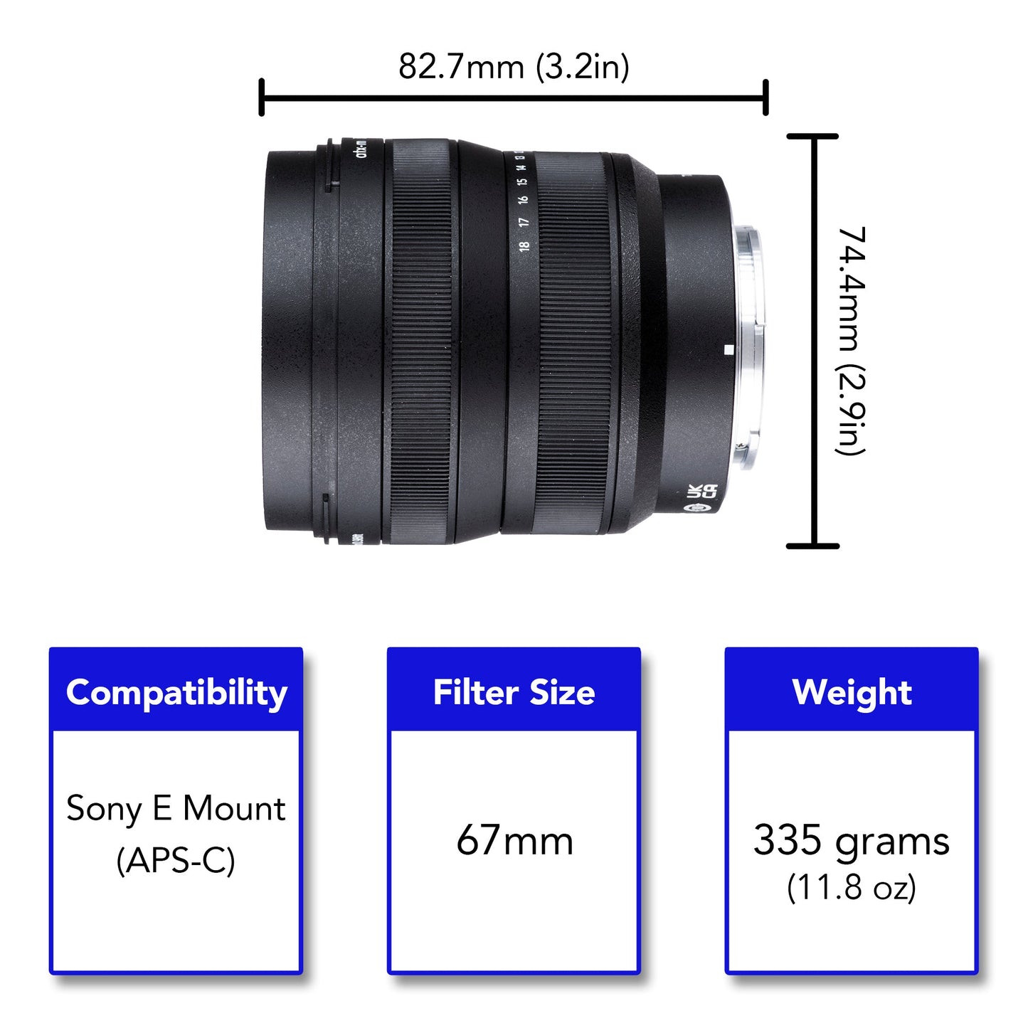 Refurbished atx-m 11-18mm f2.8 Sony E Mount